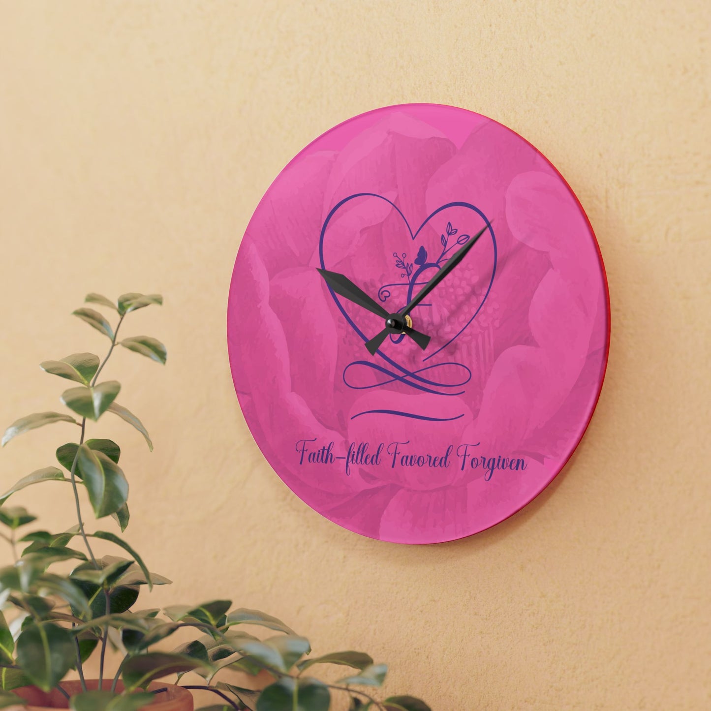 Favored Acrylic Wall Clock