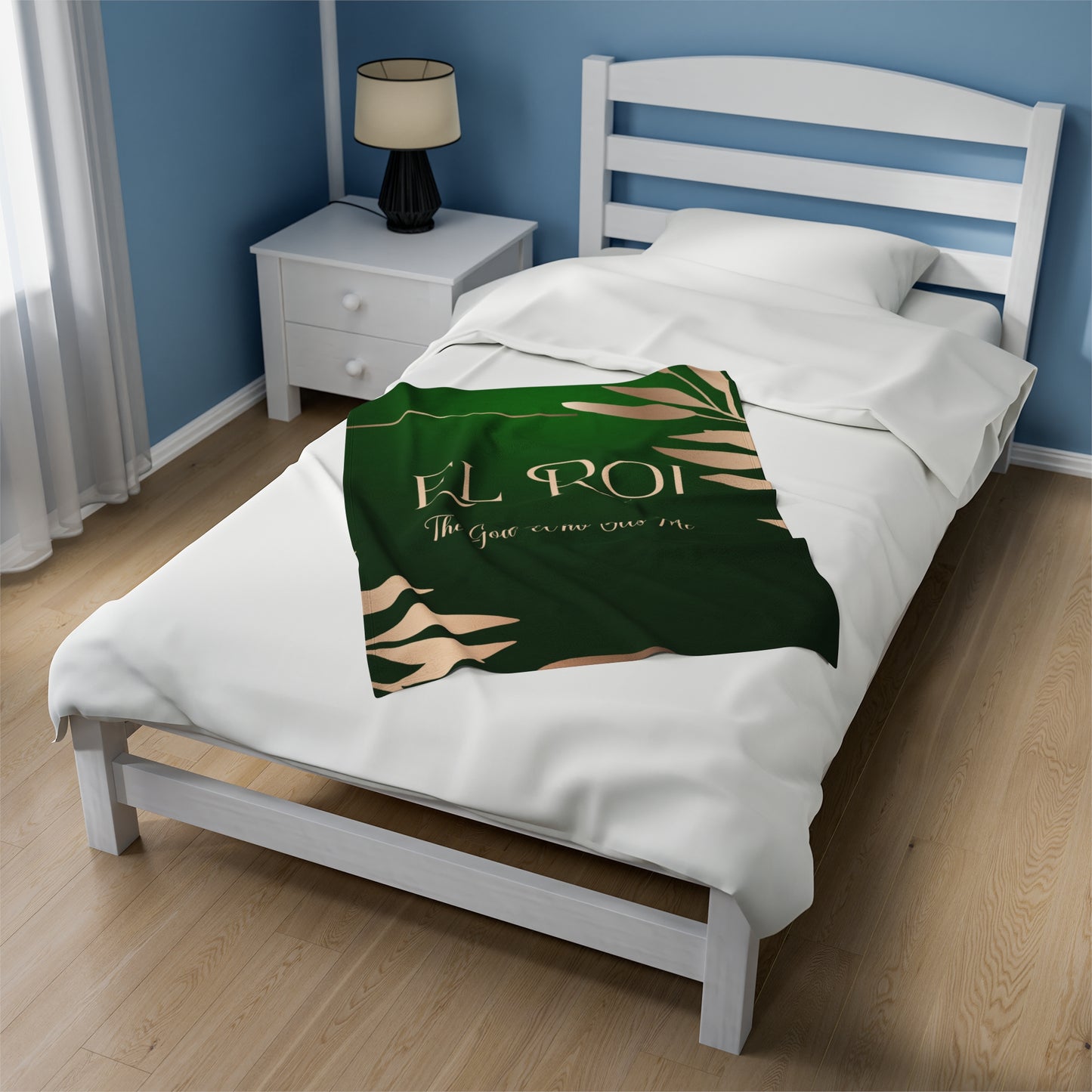El Roi (Emerald) Velveteen Plush Blanket