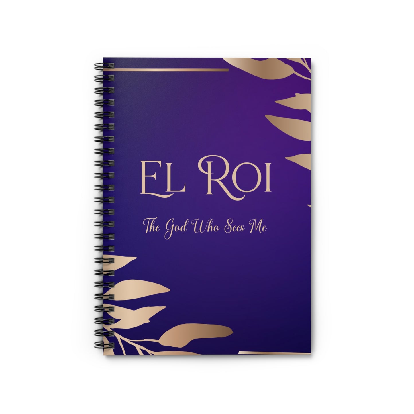El Roi (Amethyst) Spiral Notebook - Ruled Line