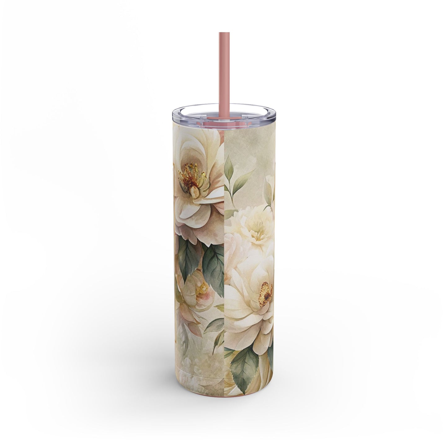 Lucky? Never. Blessed? Always. Maars Maker Skinny Matte Tumbler, 20oz