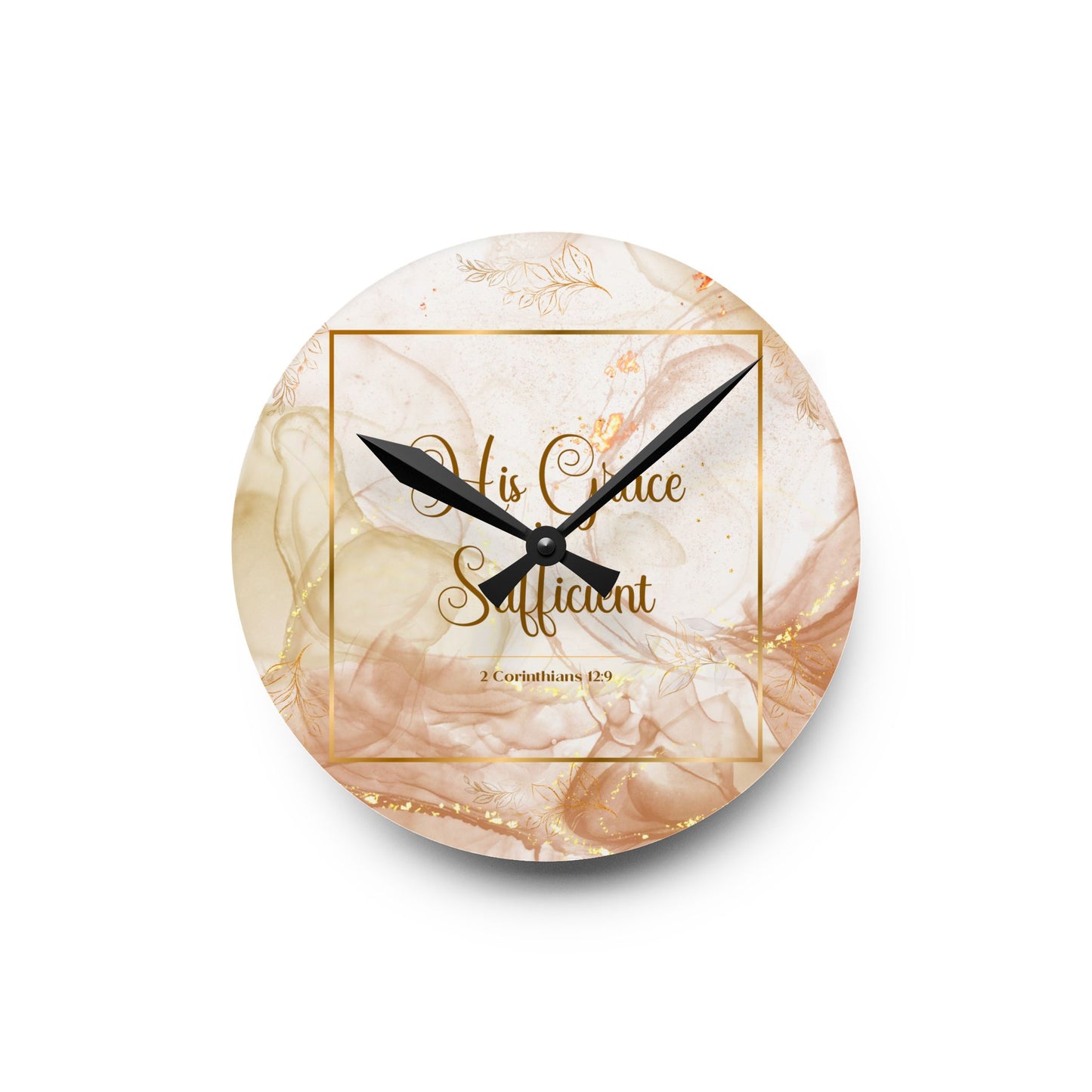 His Grace Acrylic Wall Clock