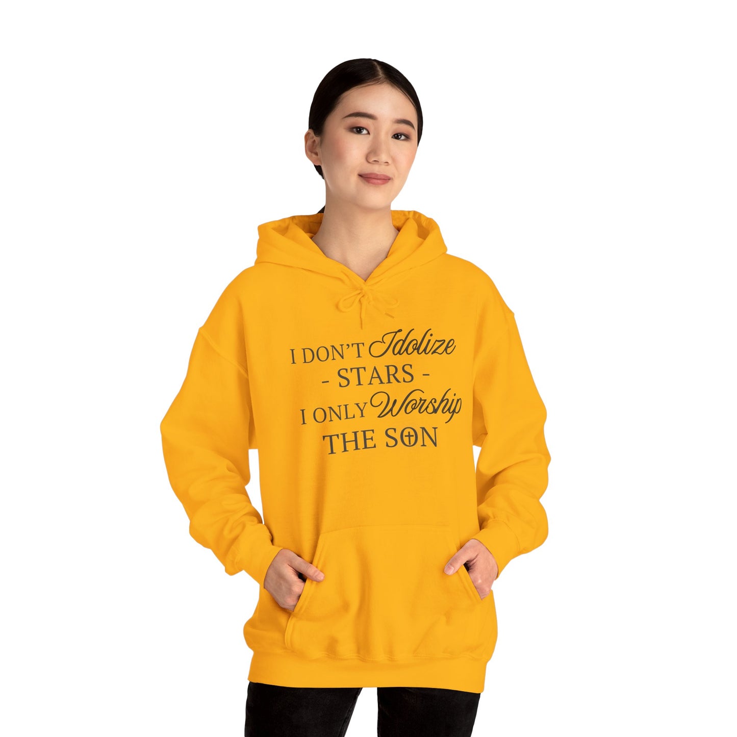 The Son (black print) Unisex Heavy Blend™ Hooded Sweatshirt