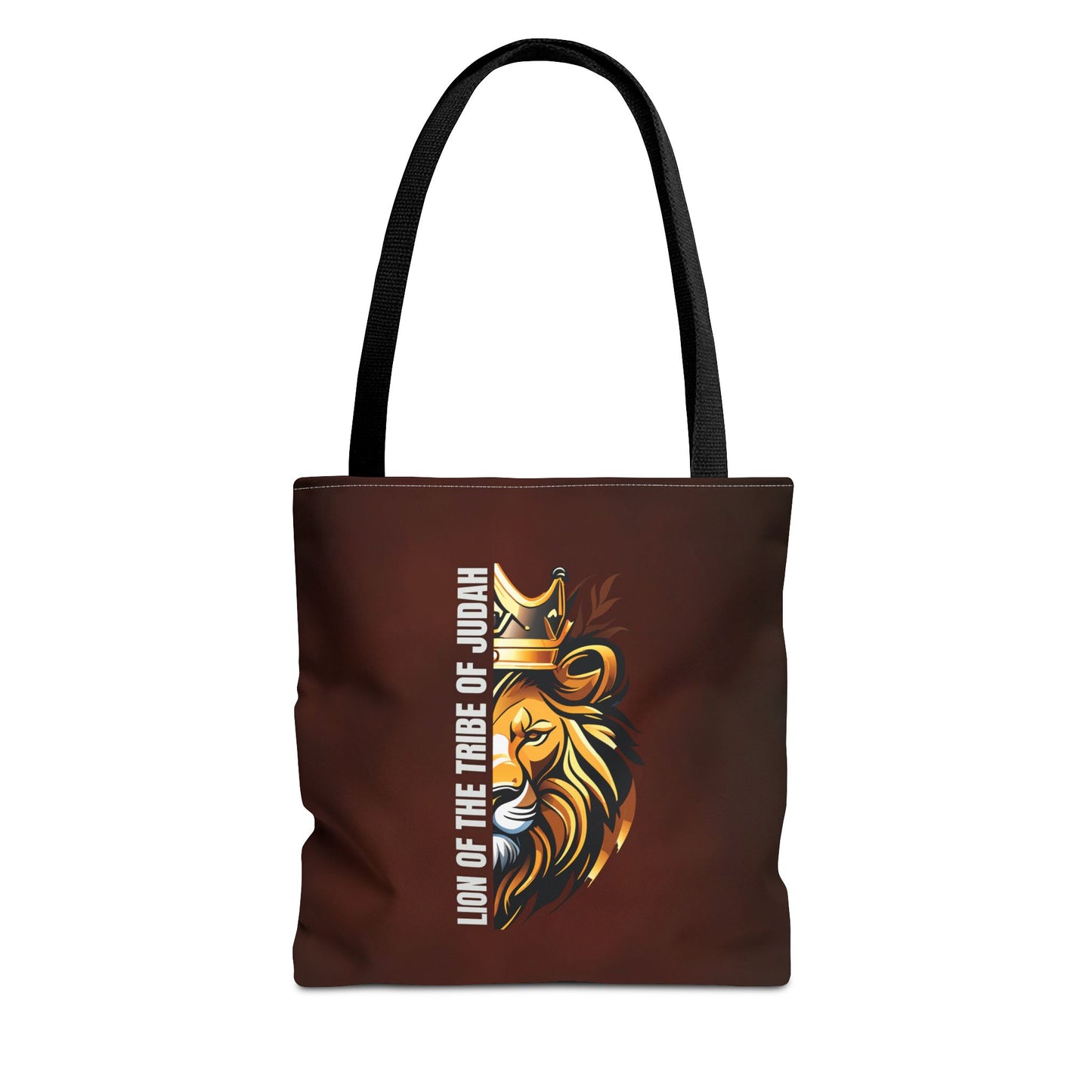 Lion of the Tribe of Judah (Brown) Tote Bag (AOP)