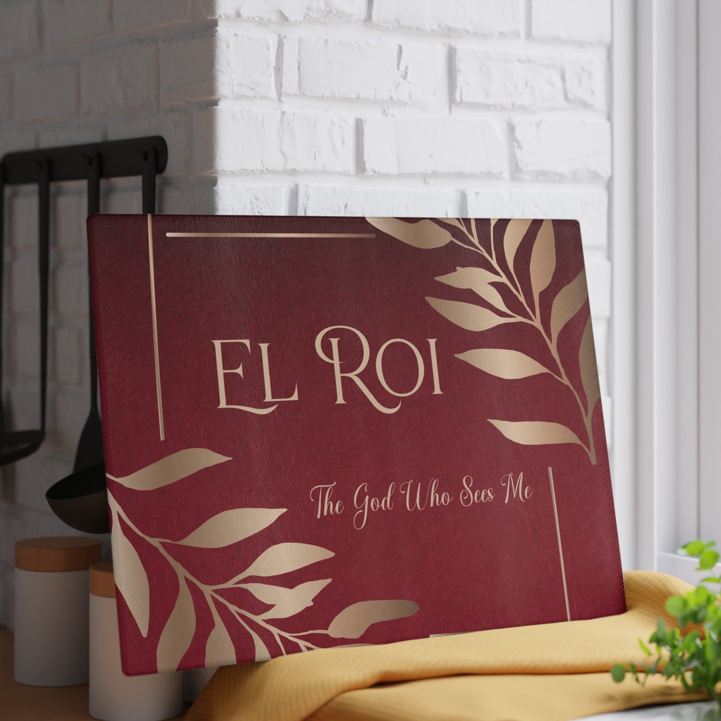 El Roi - (Ruby) Glass Cutting Board