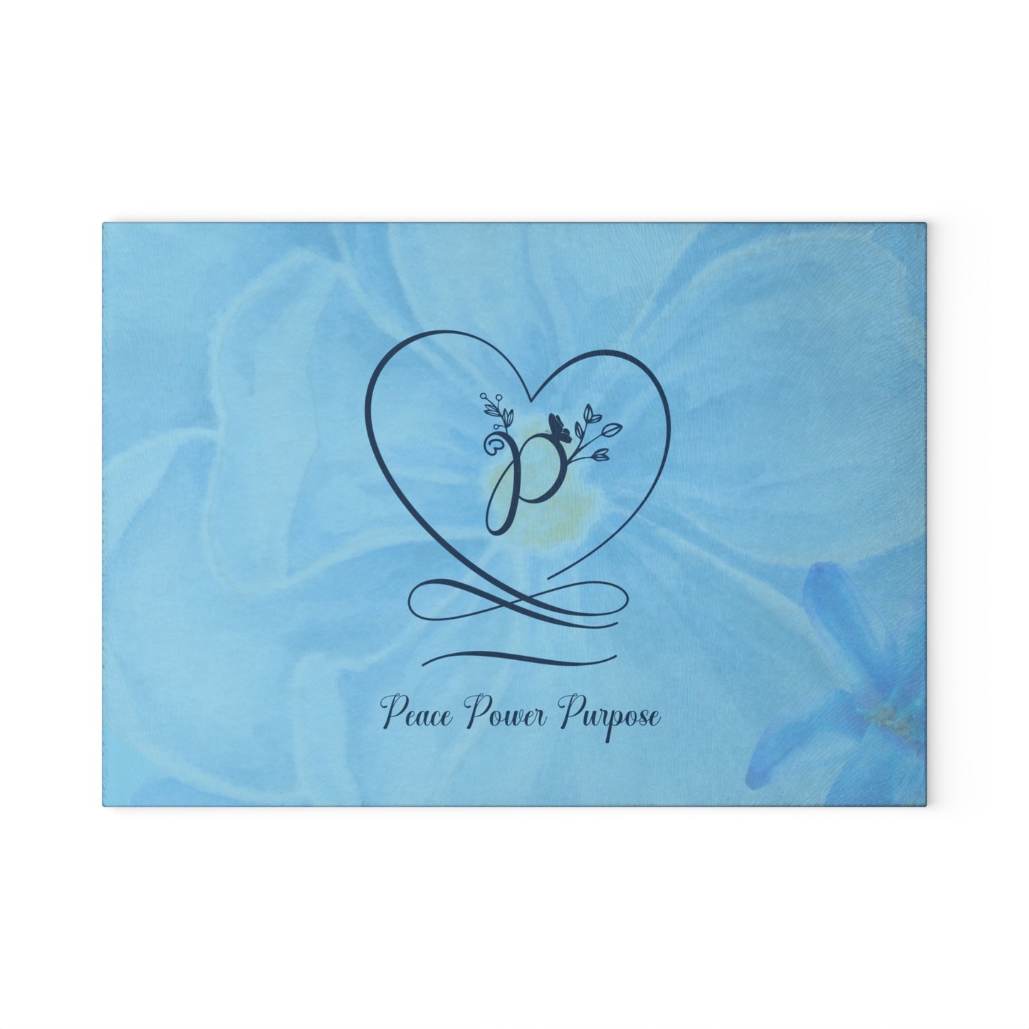 Peace Glass Cutting Board