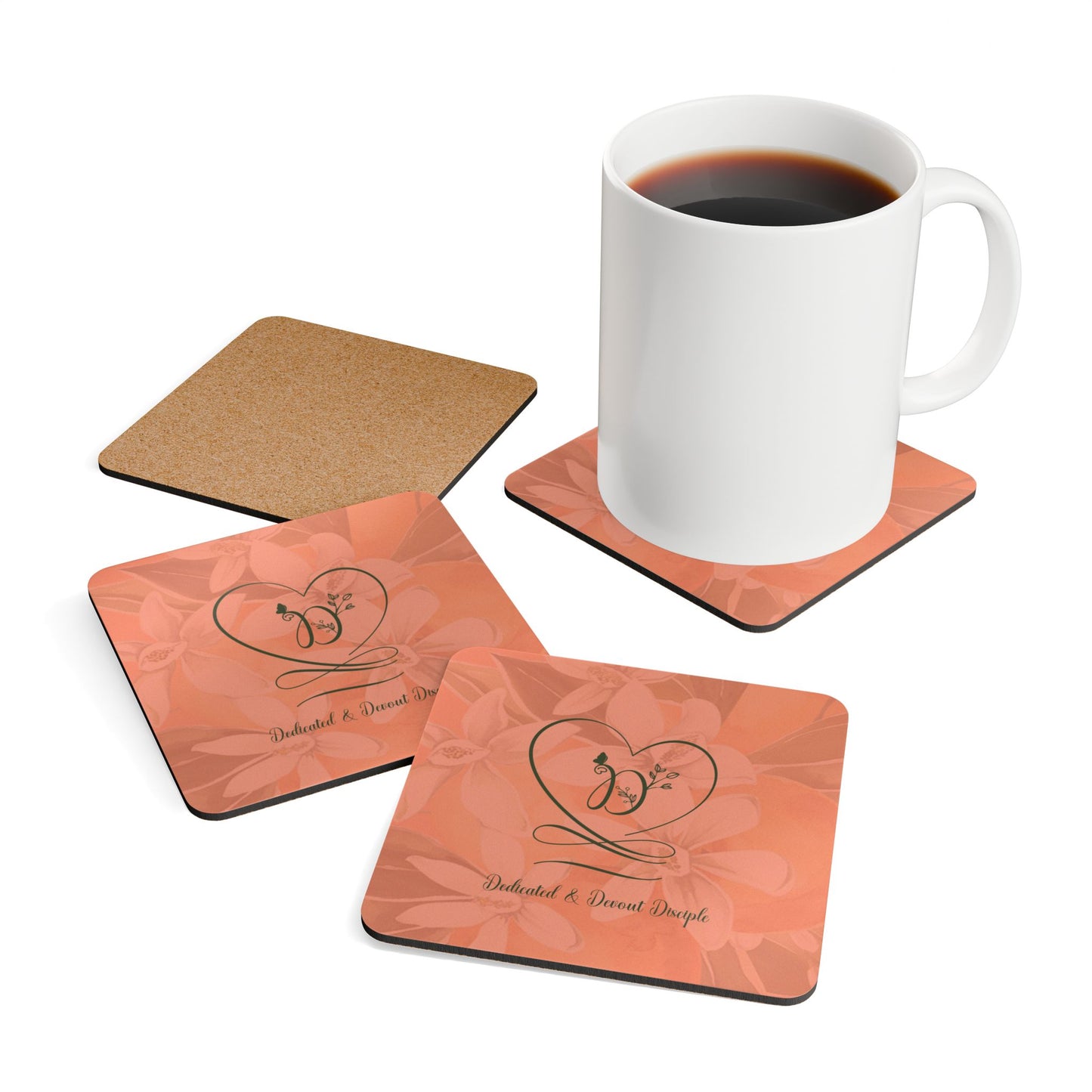 Disciple Corkwood Coaster Set
