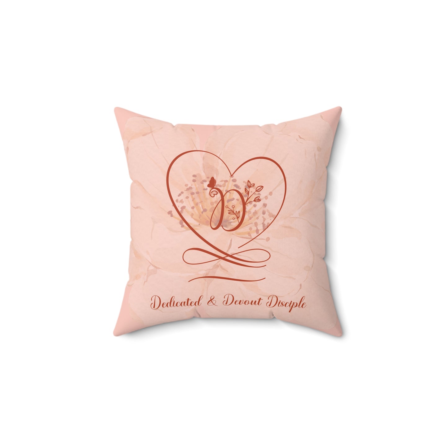 Disciple Faux Suede Square Pillow