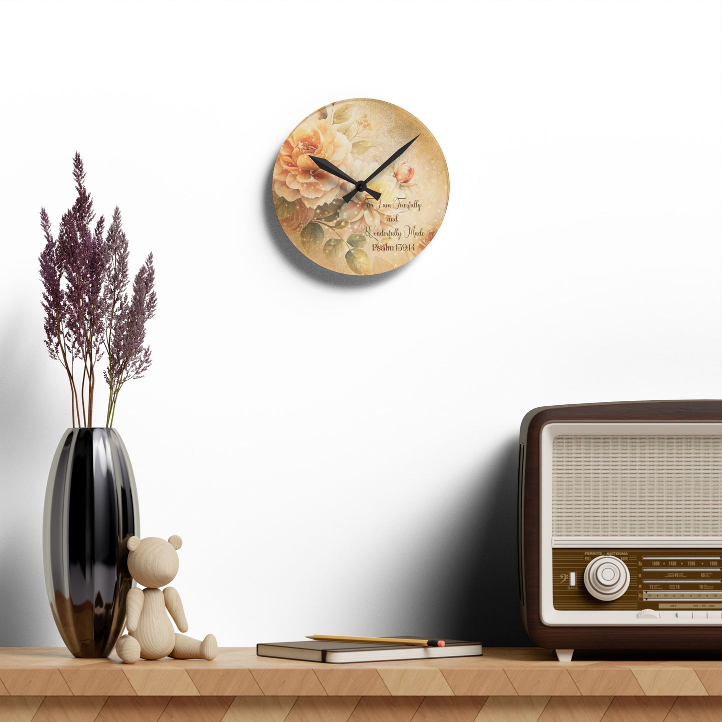 Fearfully Made Acrylic Wall Clock
