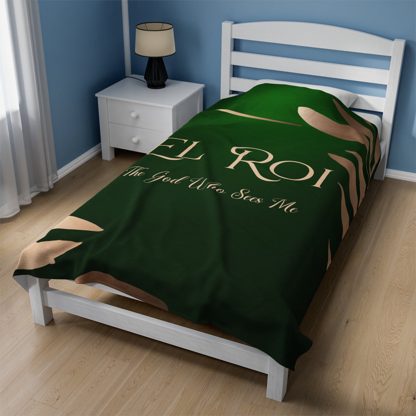 El Roi (Emerald) Velveteen Plush Blanket