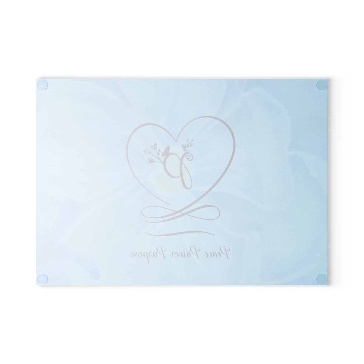 Peace Glass Cutting Board