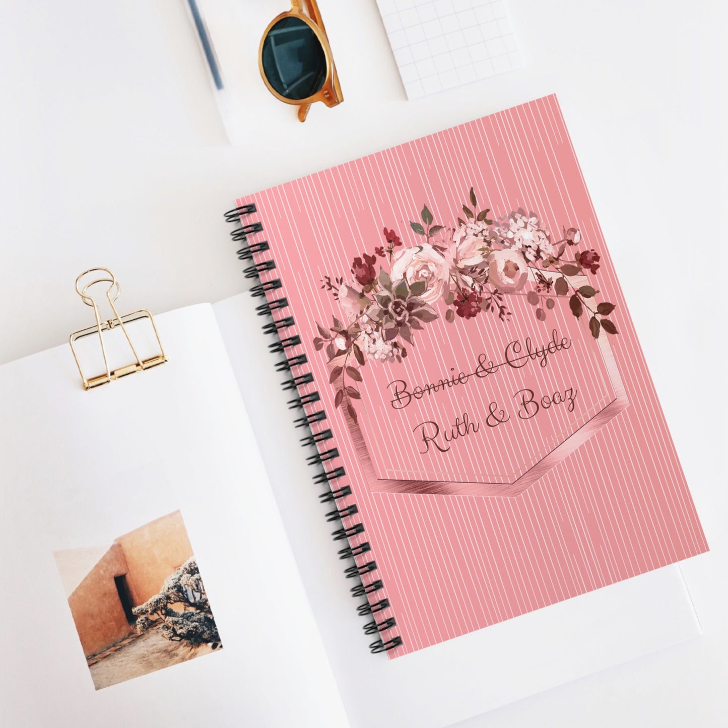 Spiral Notebook - Ruth and Boaz - Ruled Line