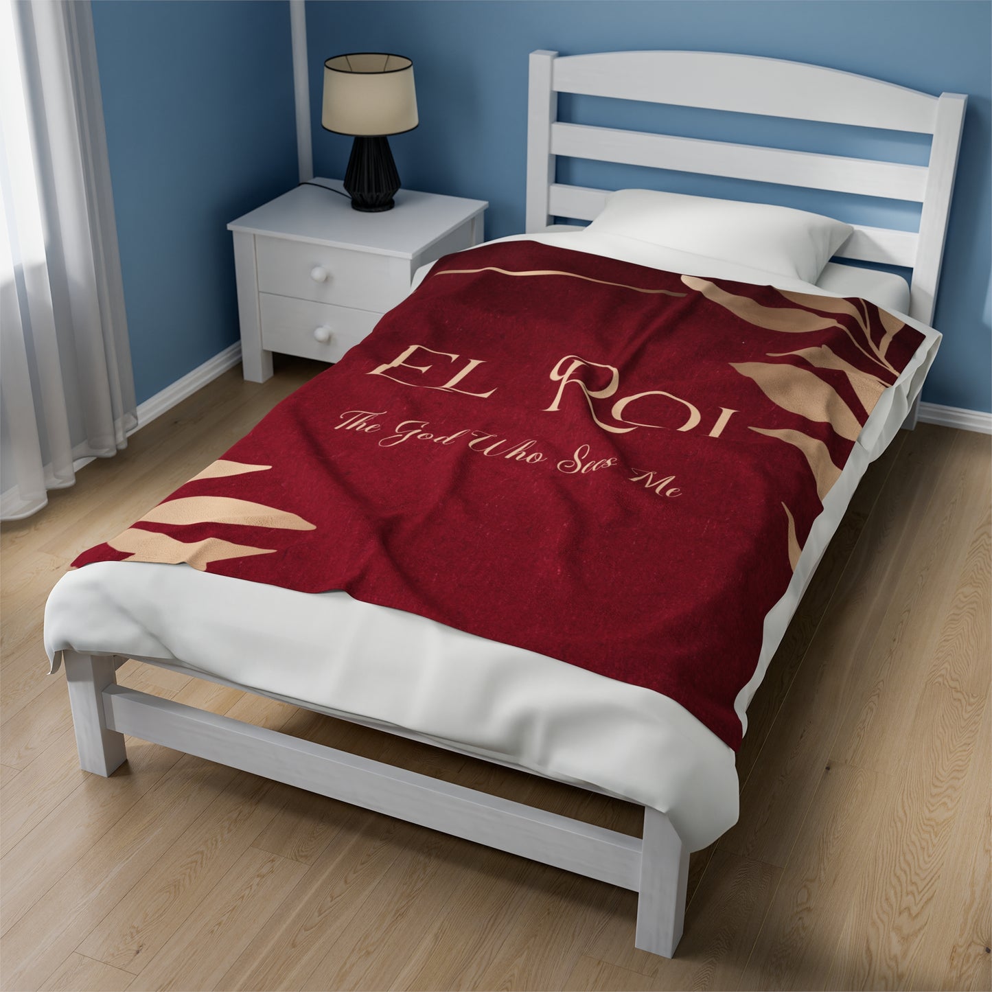 El Roi (Ruby)Velveteen Plush Blanket