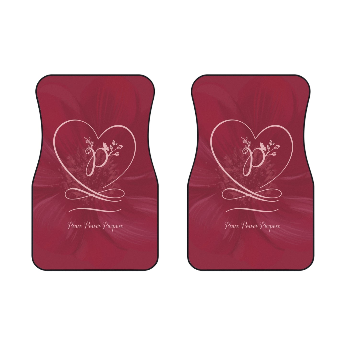 Peace 2 Car Mats (2x Front)