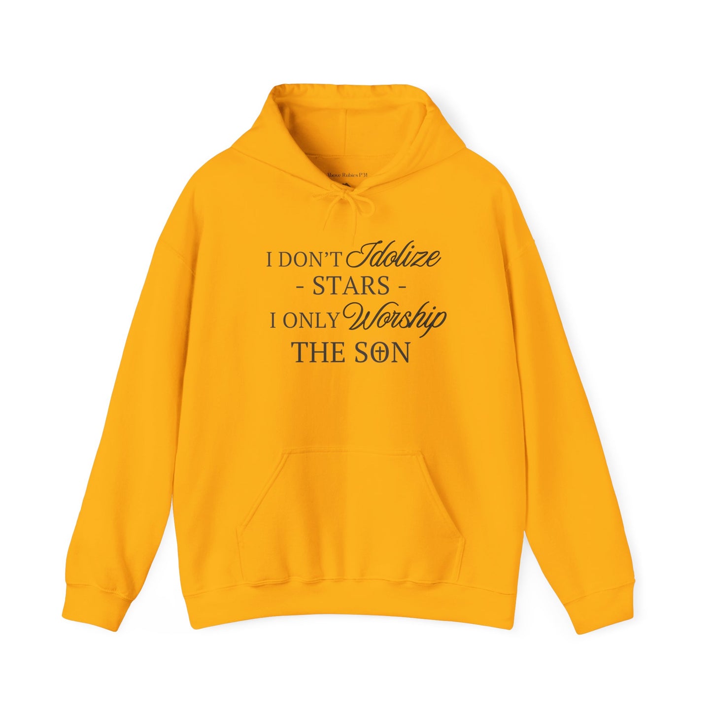 The Son (black print) Unisex Heavy Blend™ Hooded Sweatshirt