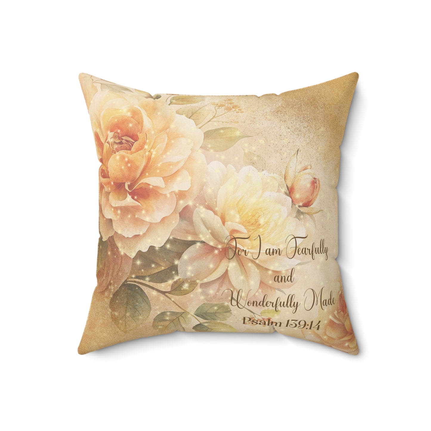 Fearfully Made Square Pillow