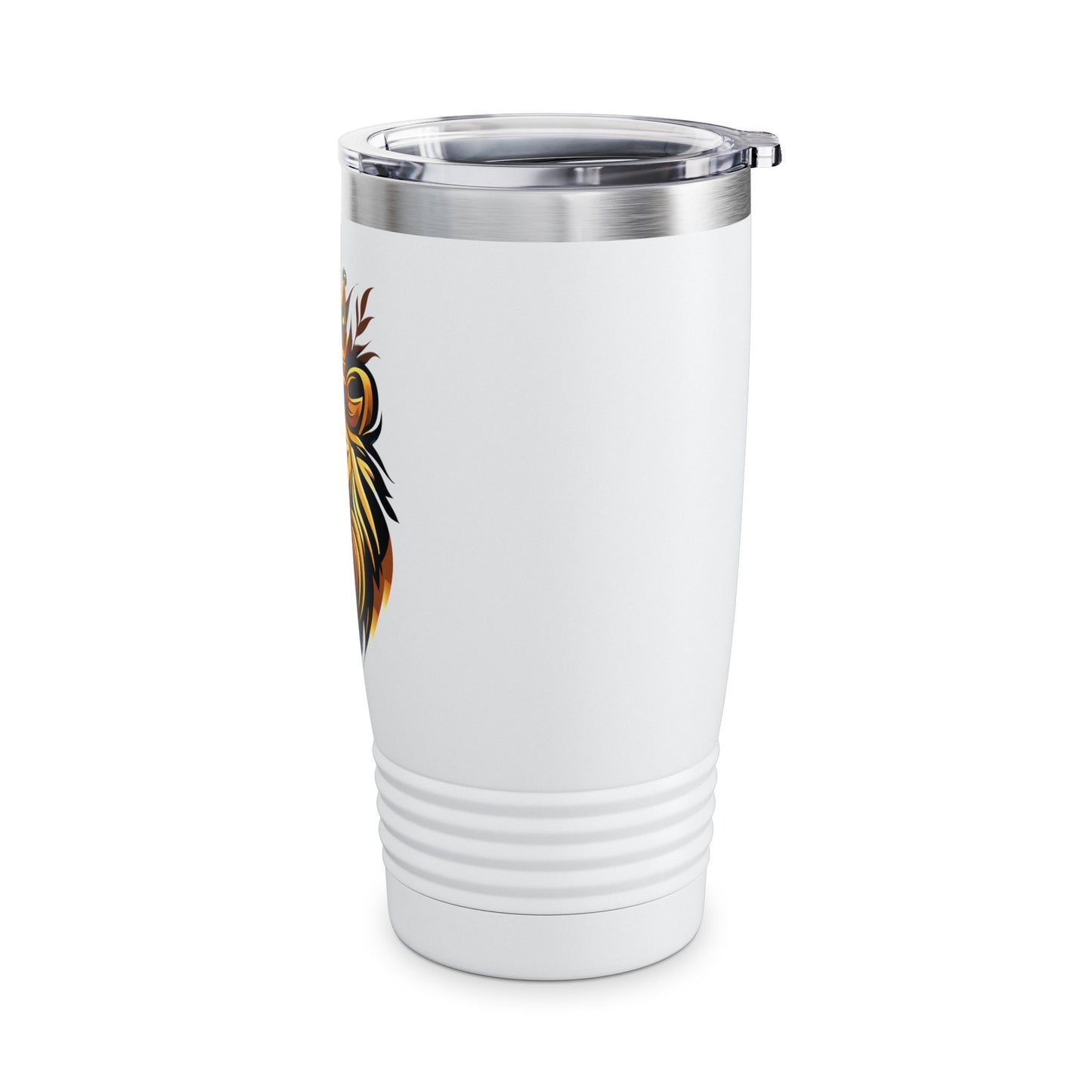 Lion of the Tribe of Judah (Brown Print) Ringneck Tumbler, 20oz