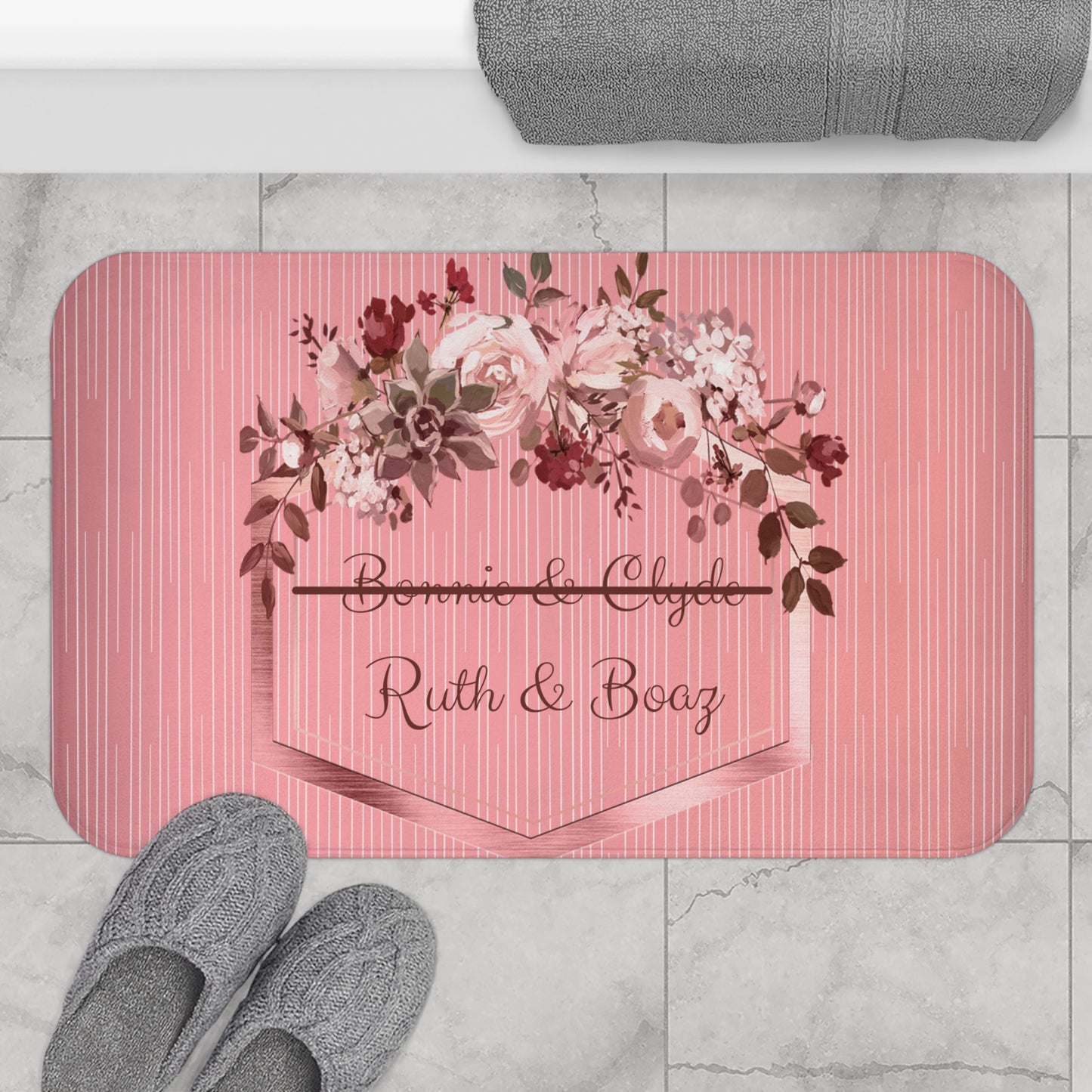 Ruth & Boaz Bath Mat