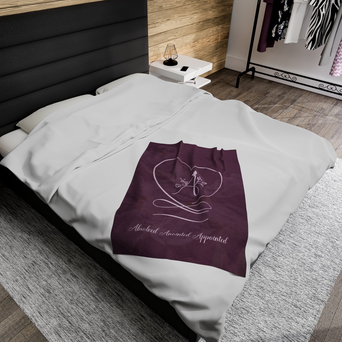Anointed 2 Velveteen Plush Blanket