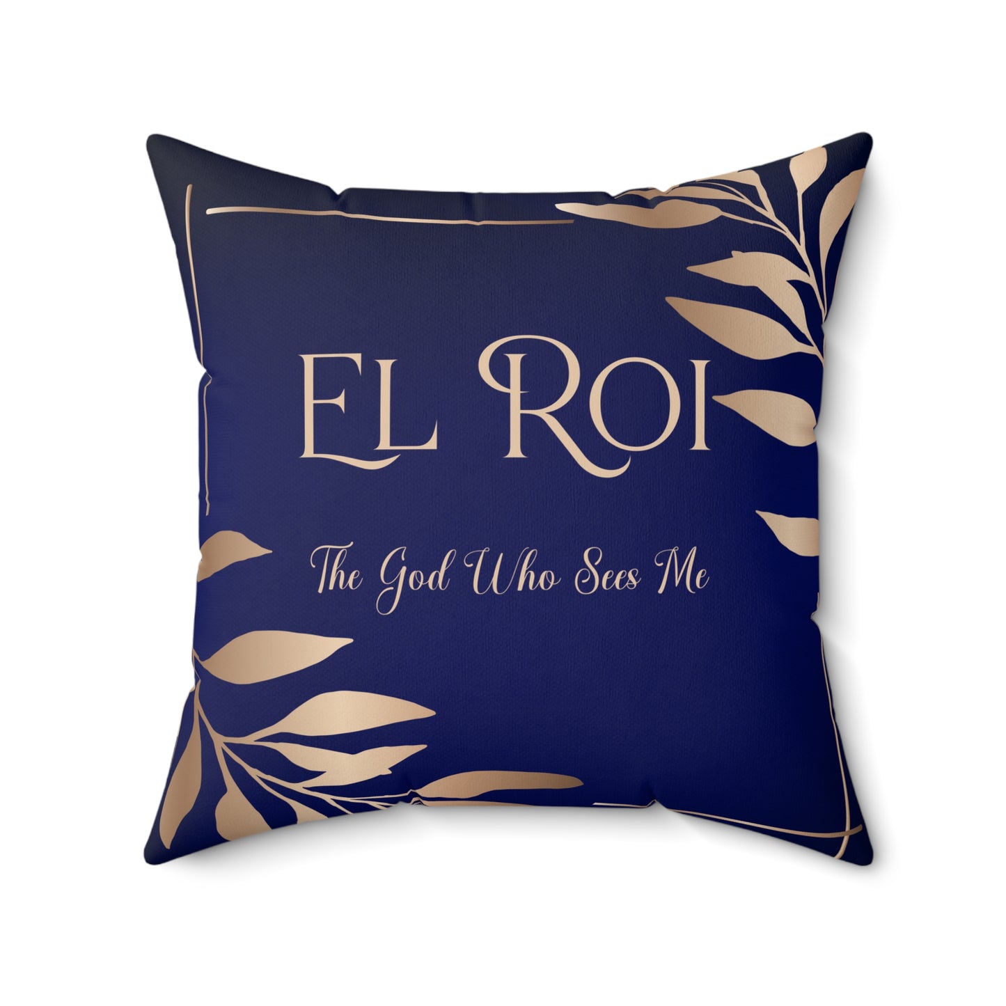 El Roi - (Sapphire) Spun Polyester Square Pillow