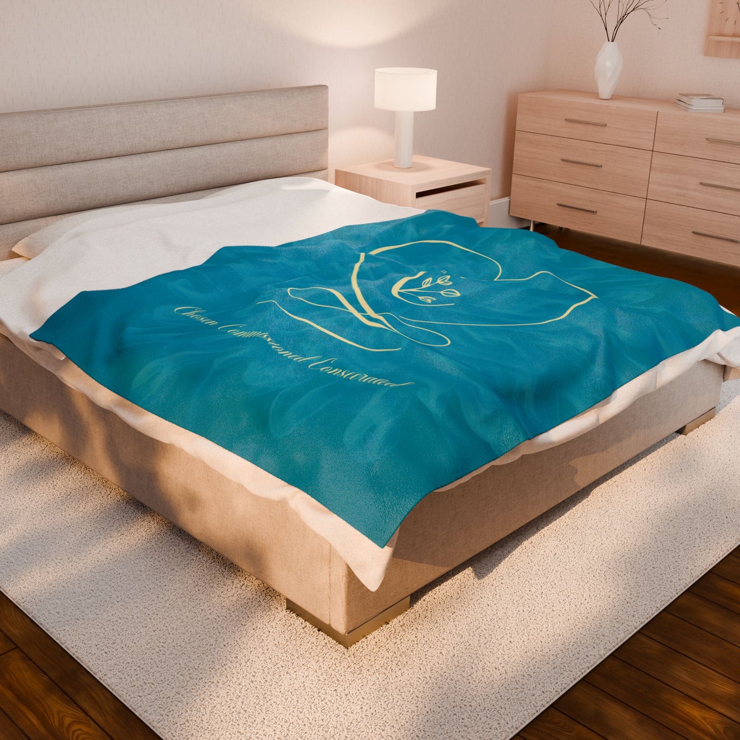 Chosen Velveteen Plush Blanket