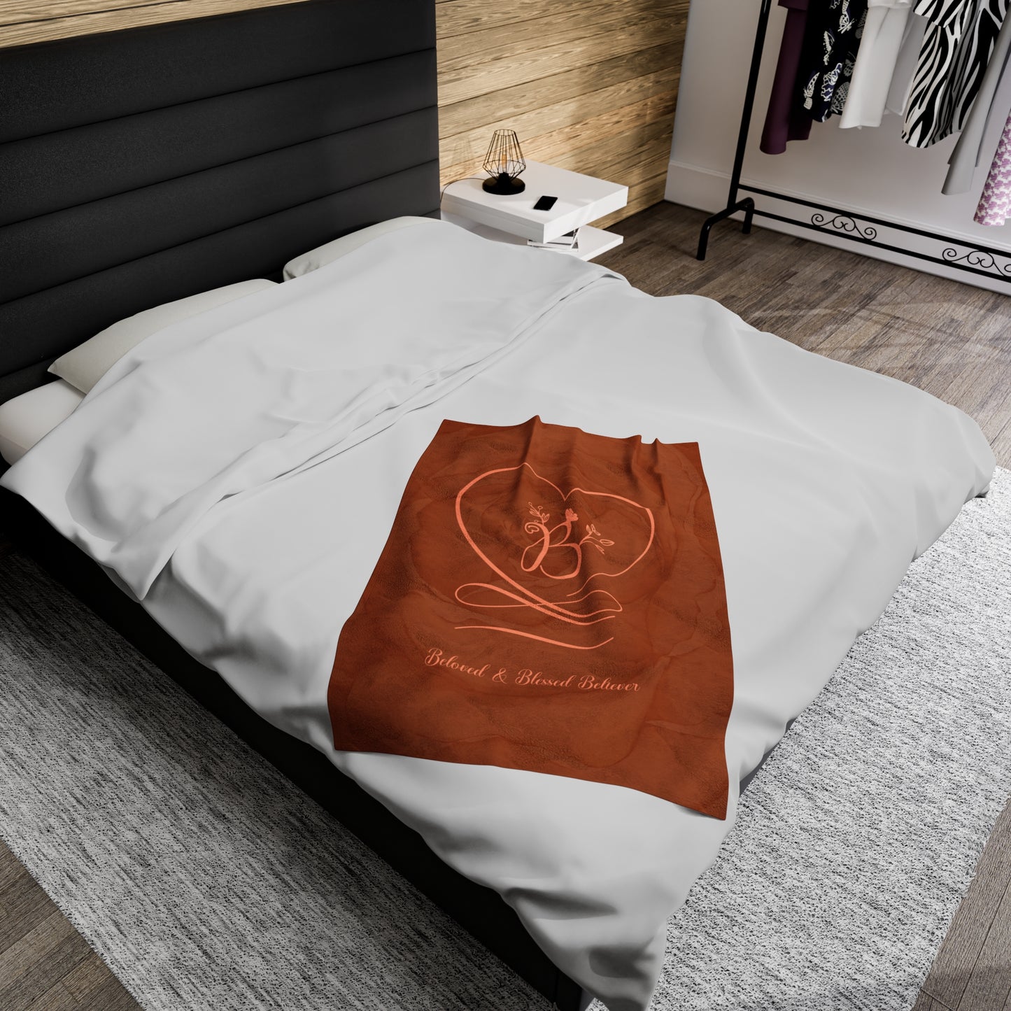 Beloved 2 Velveteen Plush Blanket