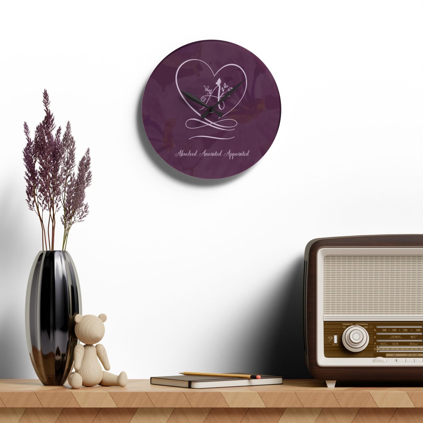 Anointed 2 Acrylic Wall Clock