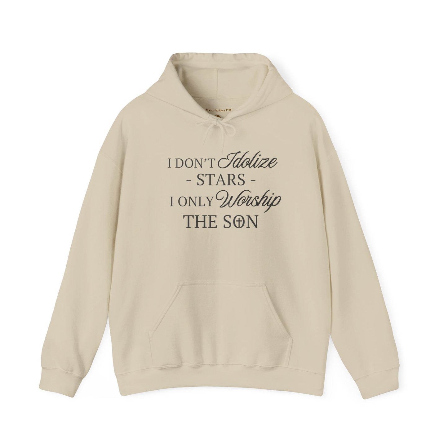 The Son (black print) Unisex Heavy Blend™ Hooded Sweatshirt