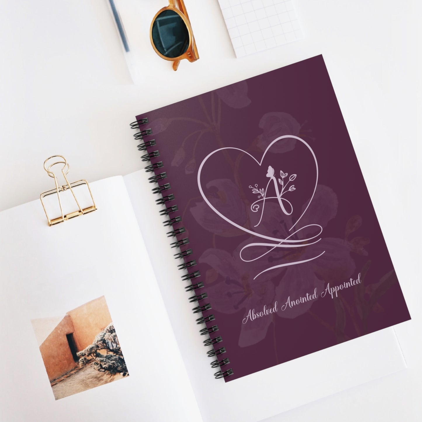 Anointed 2 Spiral Notebook - Ruled Line