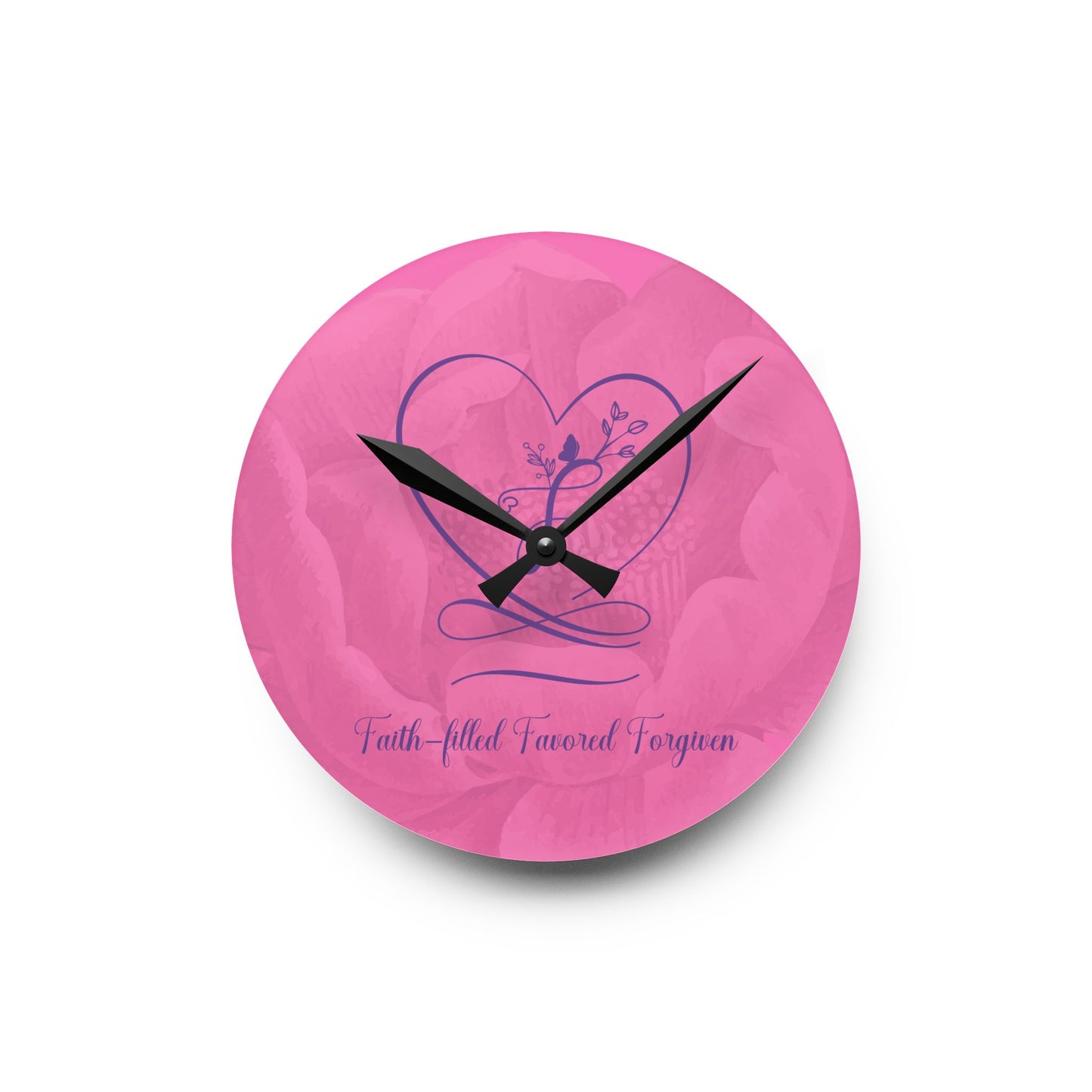 Favored Acrylic Wall Clock