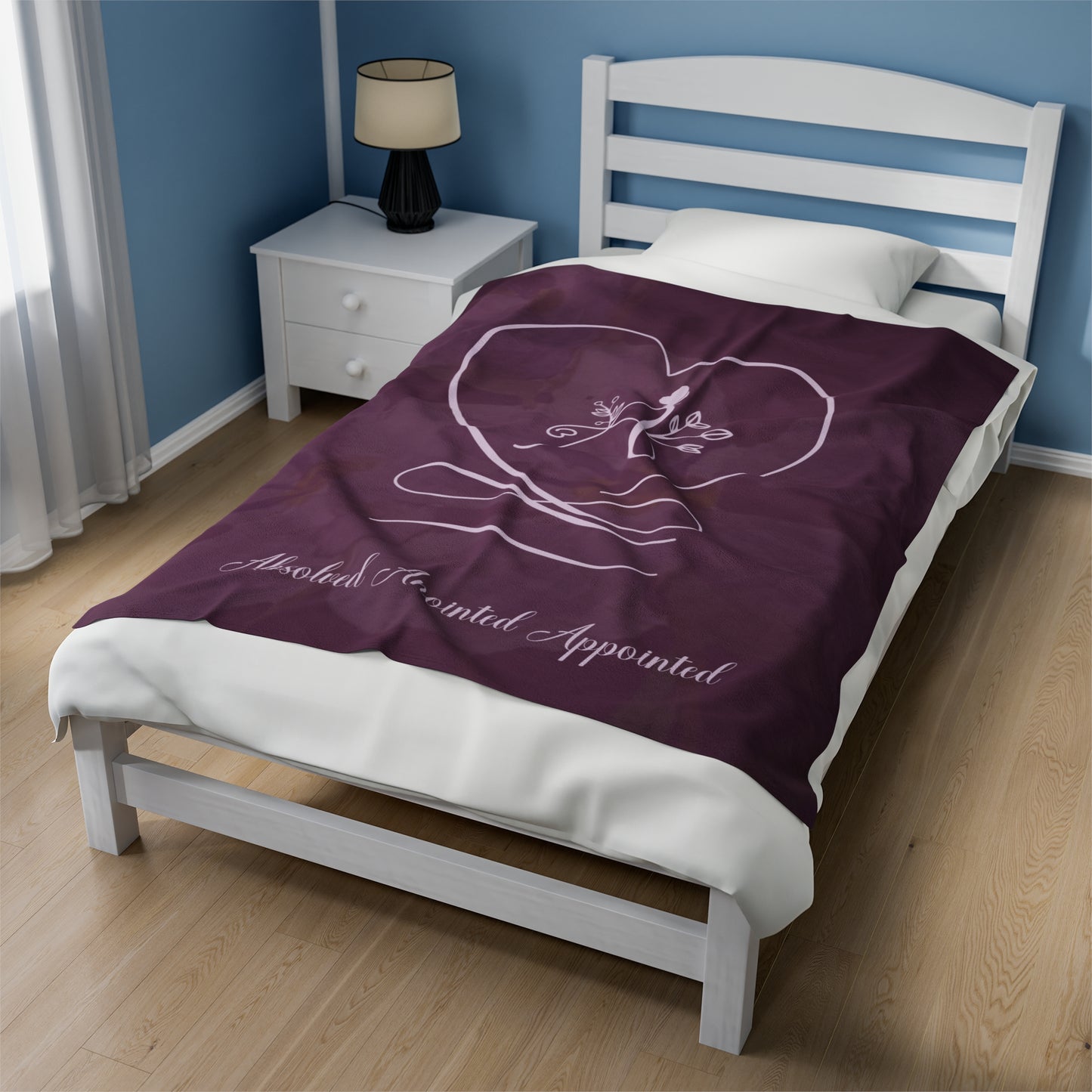 Anointed 2 Velveteen Plush Blanket