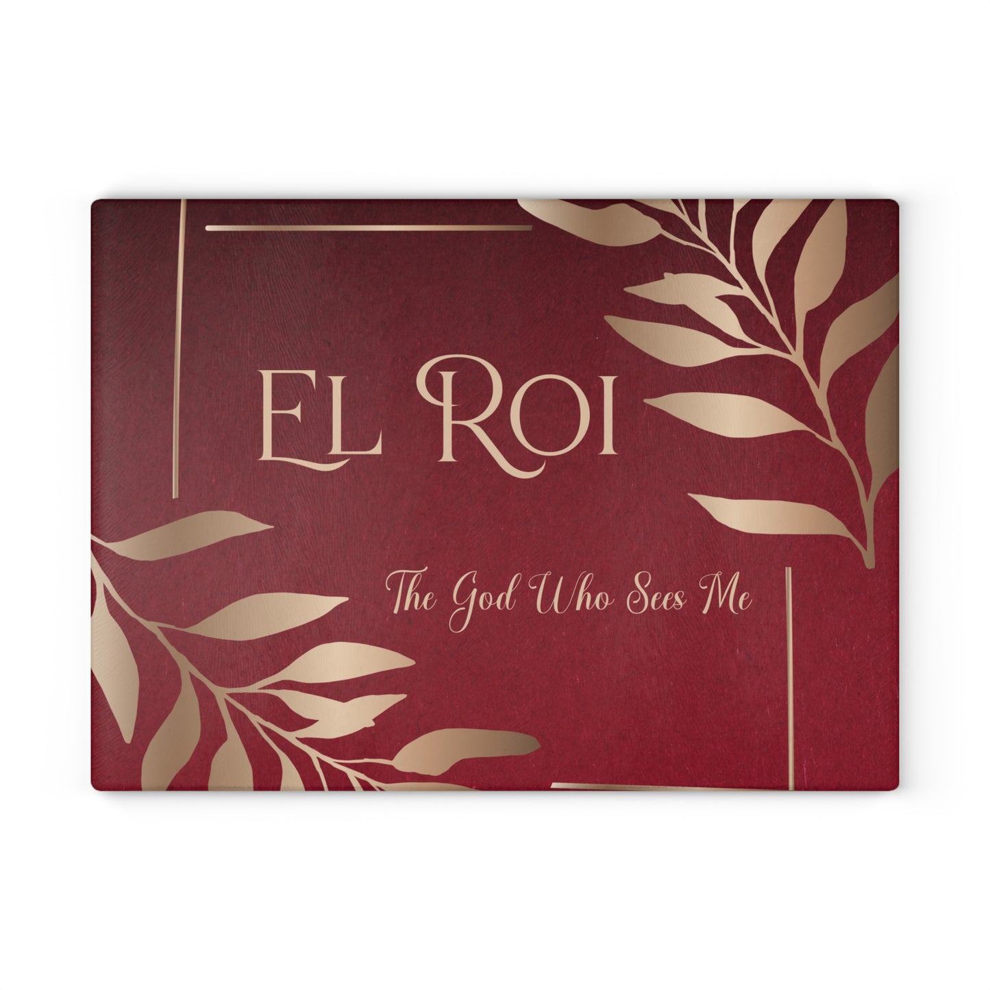El Roi - (Ruby) Glass Cutting Board