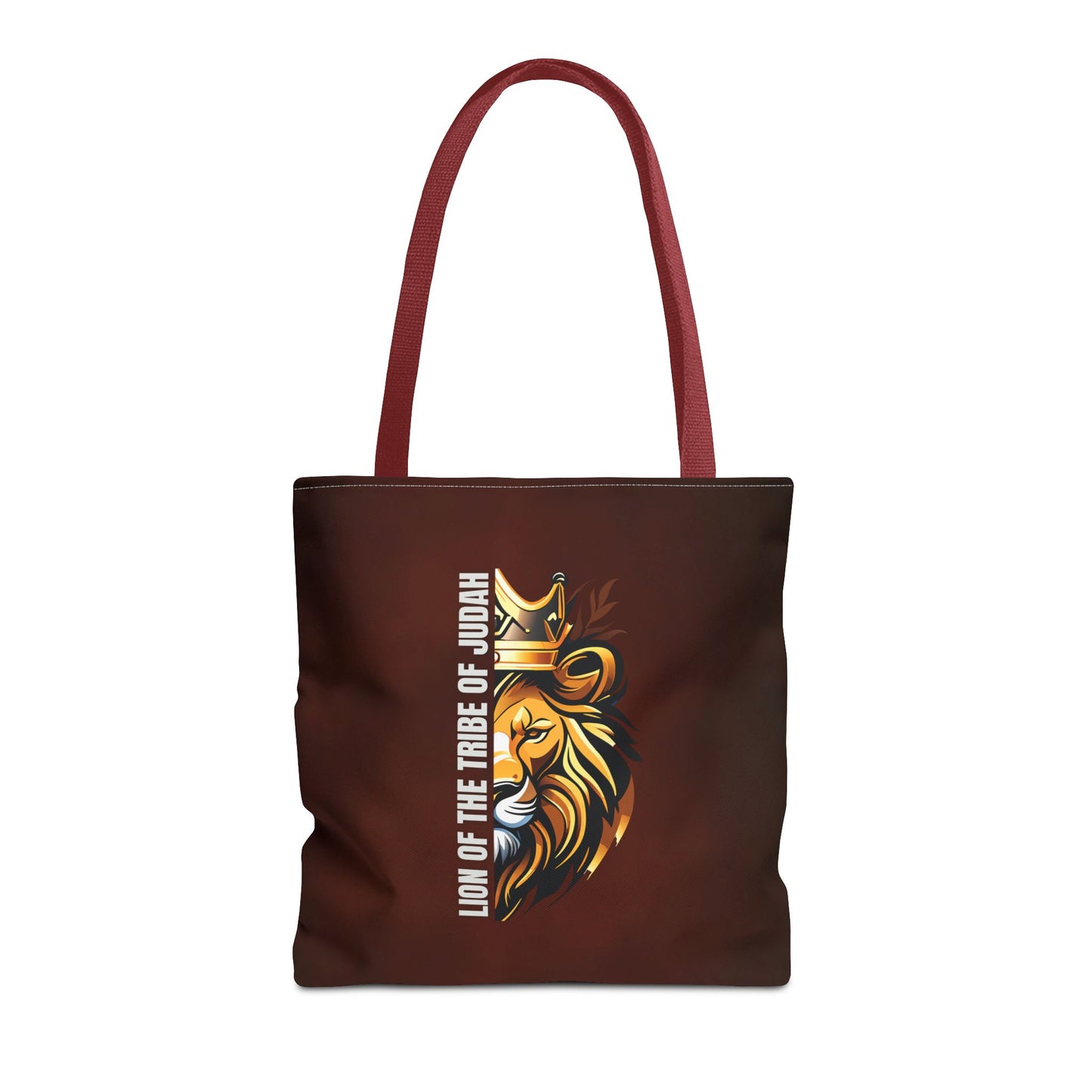 Lion of the Tribe of Judah (Brown) Tote Bag (AOP)