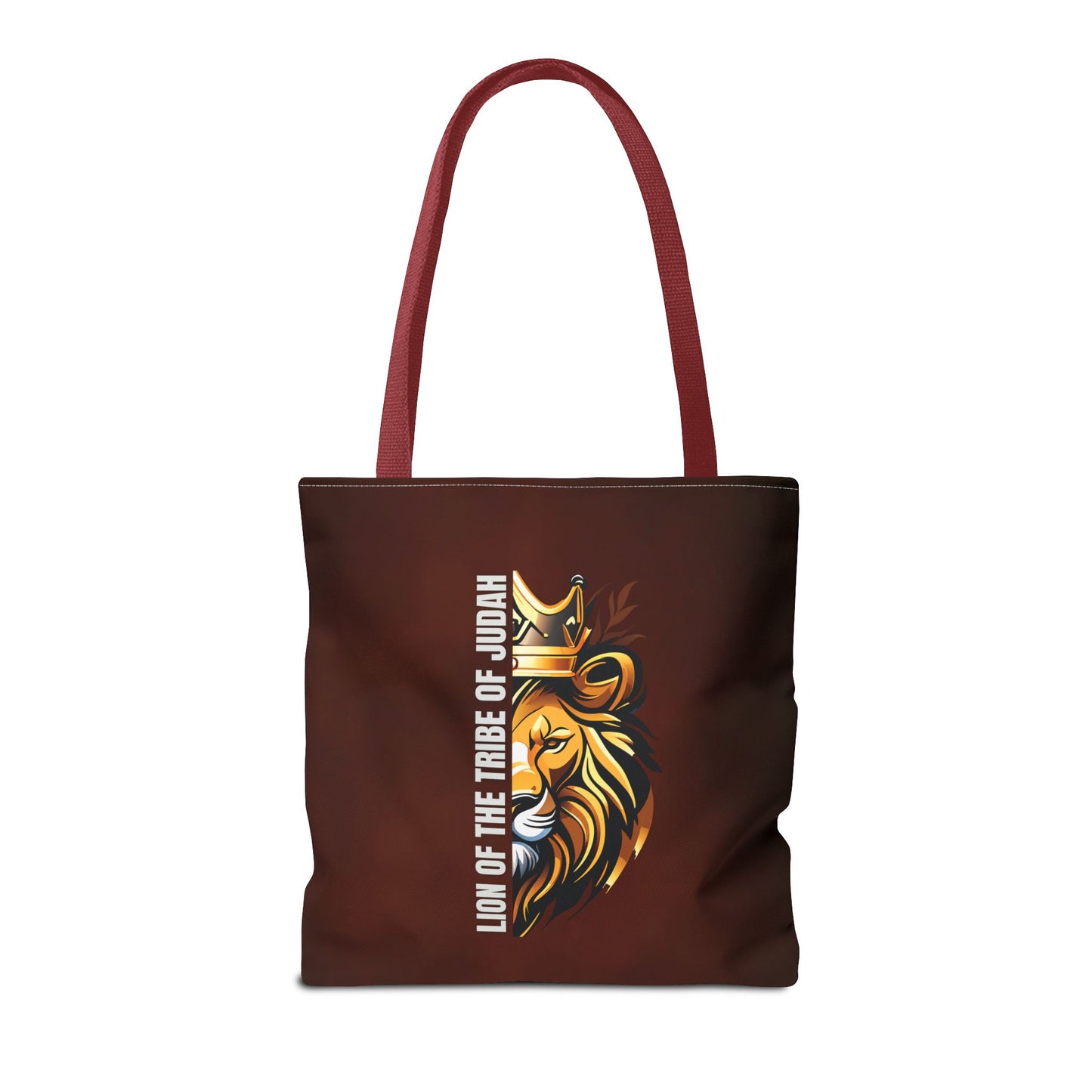 Lion of the Tribe of Judah (Brown) Tote Bag (AOP)