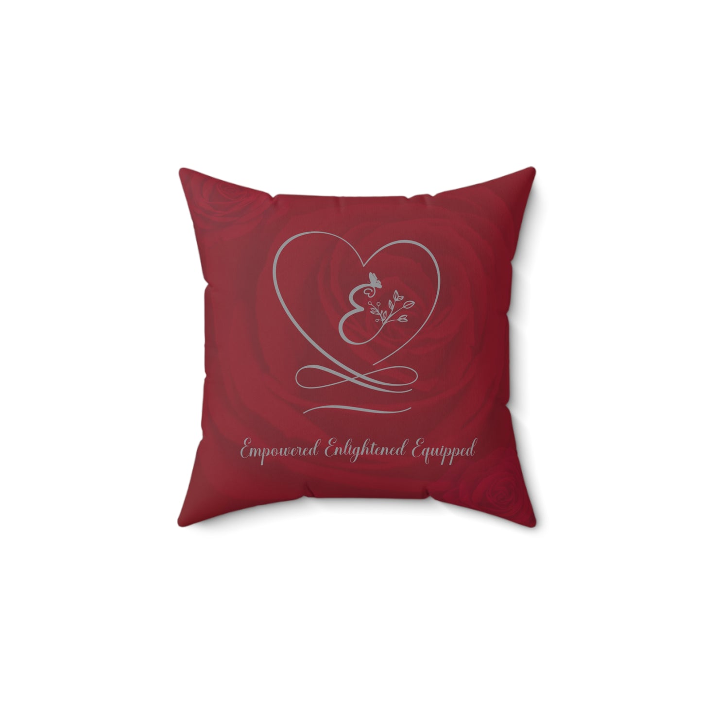 Empowered Spun Polyester Square Pillow