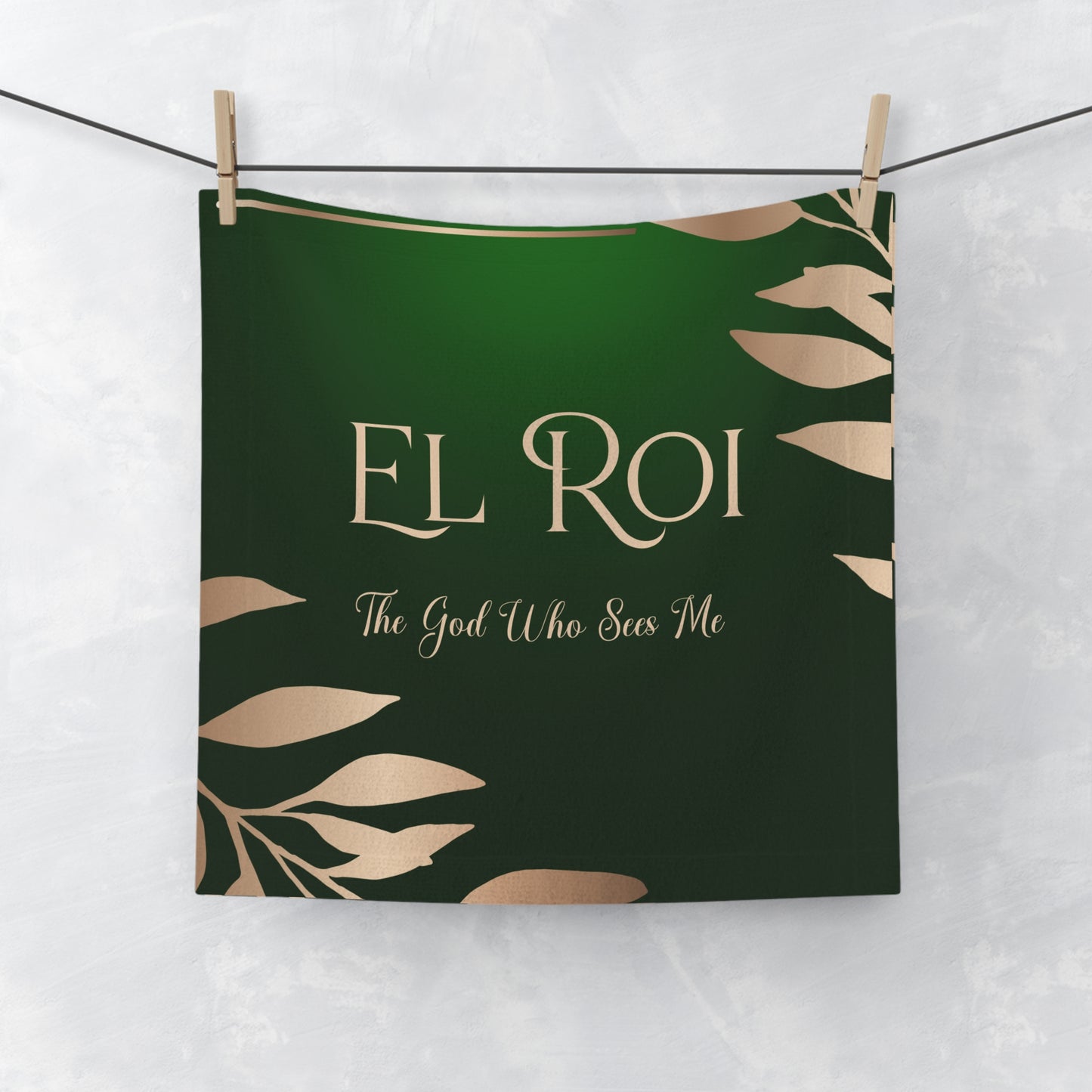 El Roi - (Emerald) Face Towel
