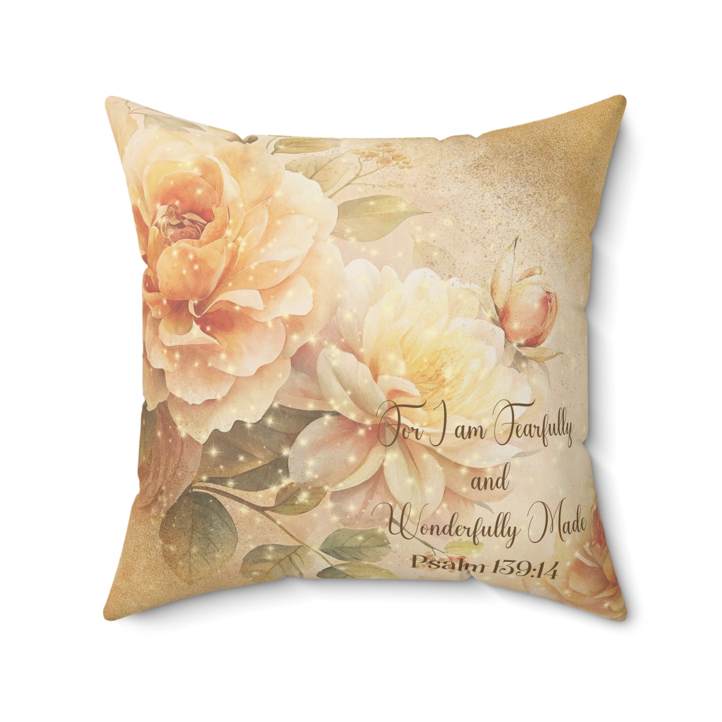 Fearfully Made Square Pillow