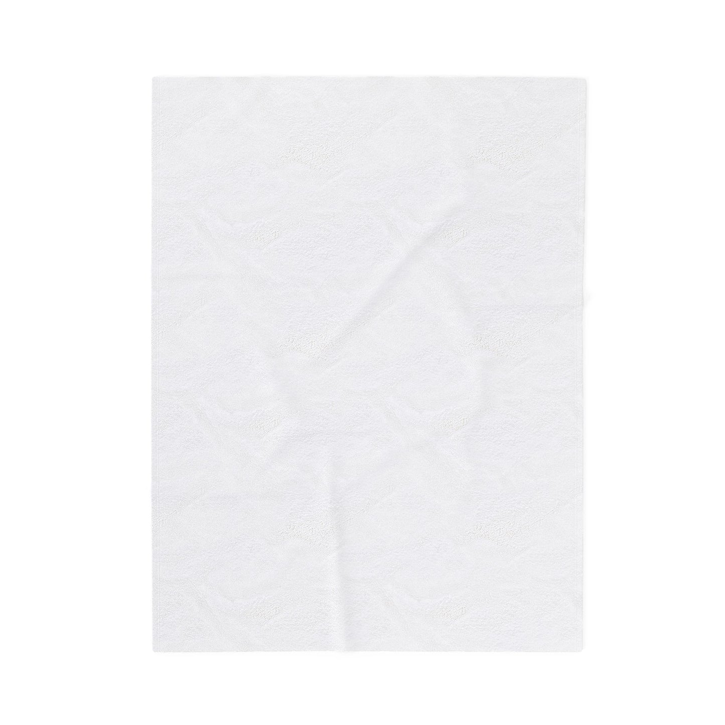 Lucky? Never - Velveteen Plush Blanket
