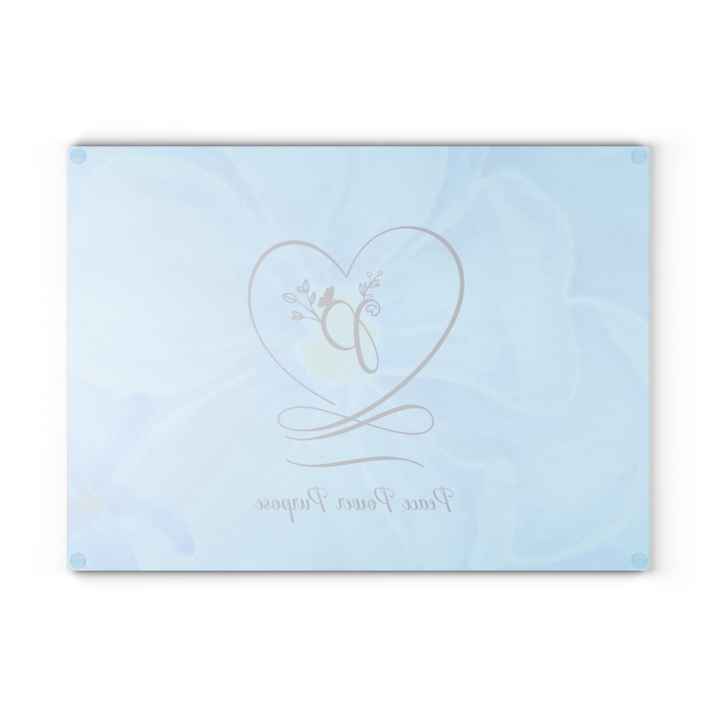 Peace Glass Cutting Board