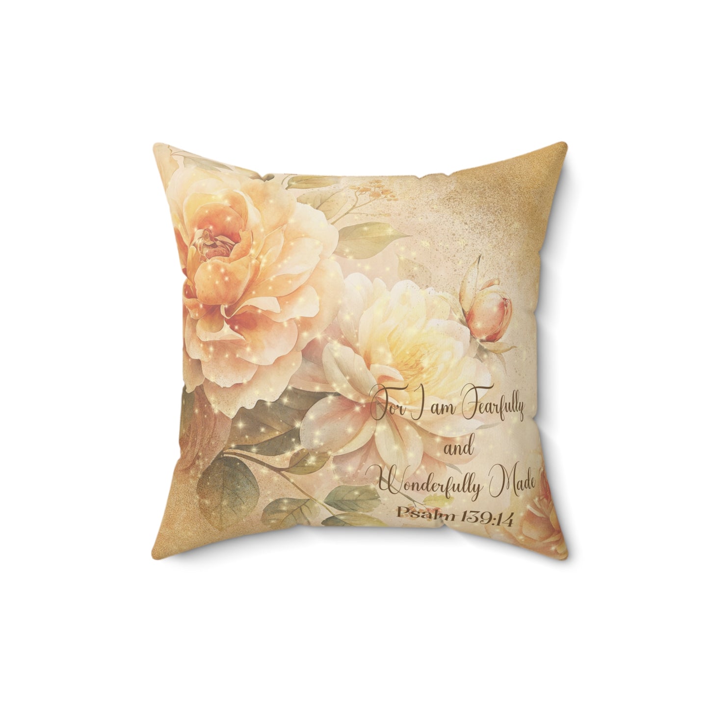 Fearfully Made Square Pillow