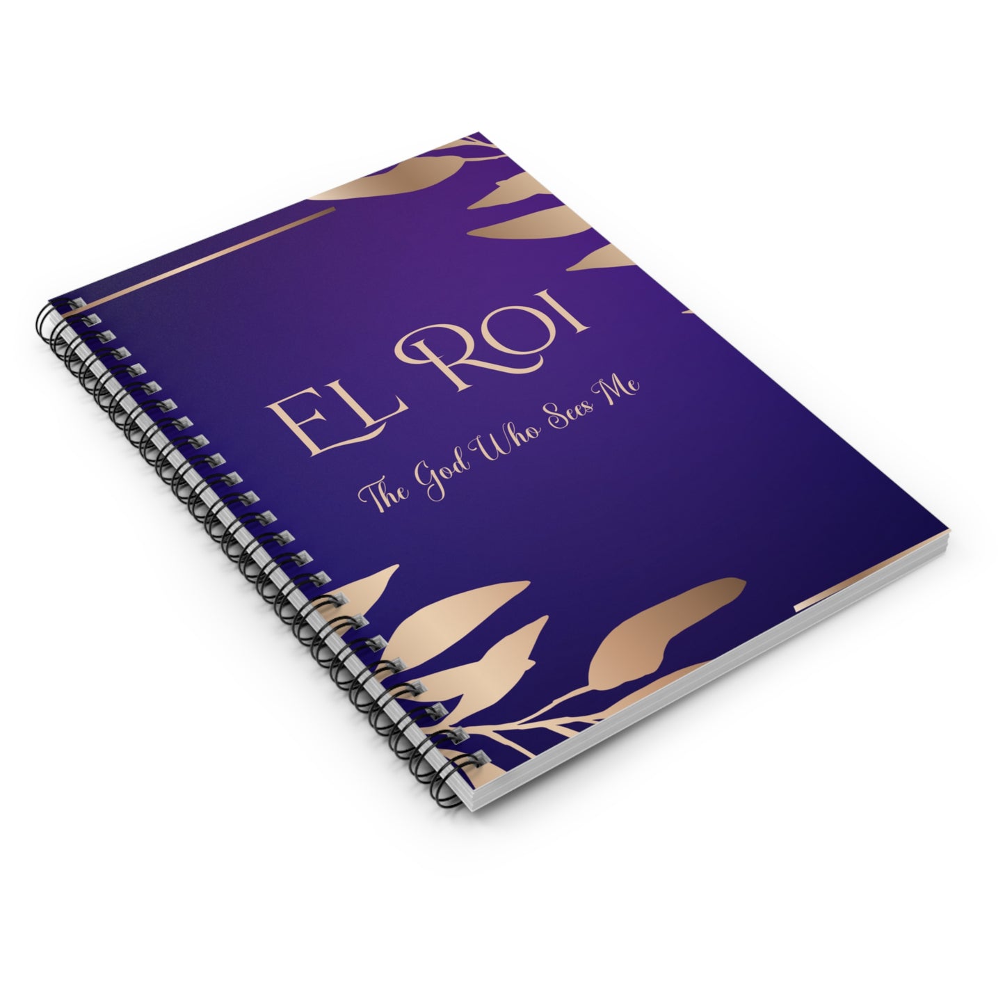 El Roi (Amethyst) Spiral Notebook - Ruled Line