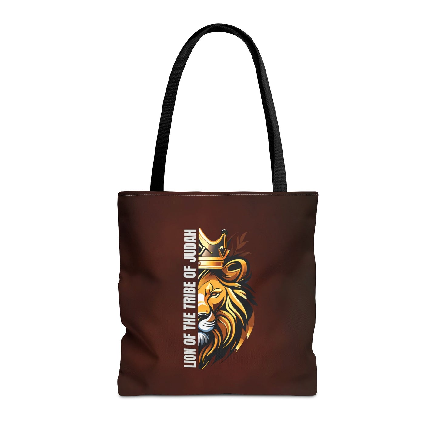 Lion of the Tribe of Judah (Brown) Tote Bag (AOP)