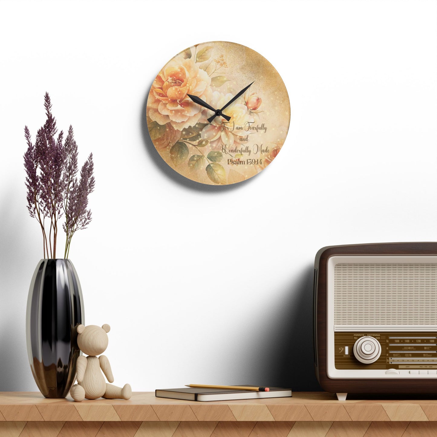 Fearfully Made Acrylic Wall Clock