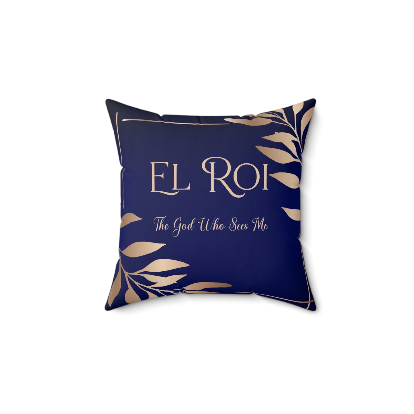 El Roi - (Sapphire) Spun Polyester Square Pillow