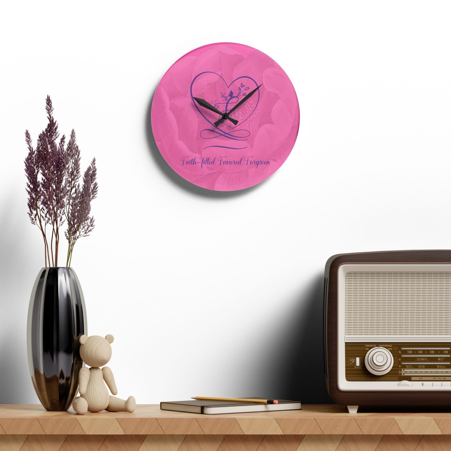 Favored Acrylic Wall Clock