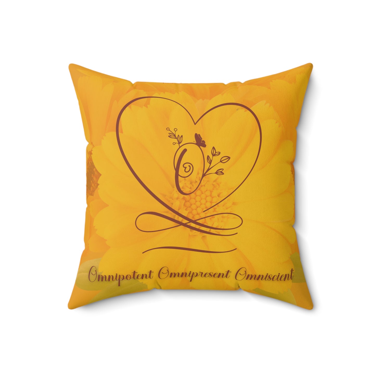 Omnipotent Faux Suede Square Pillow