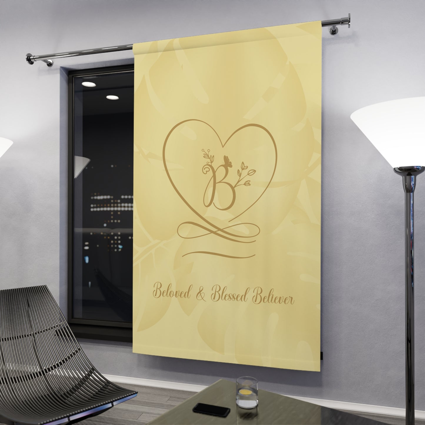 Beloved 2 Window Curtains (1 Piece)