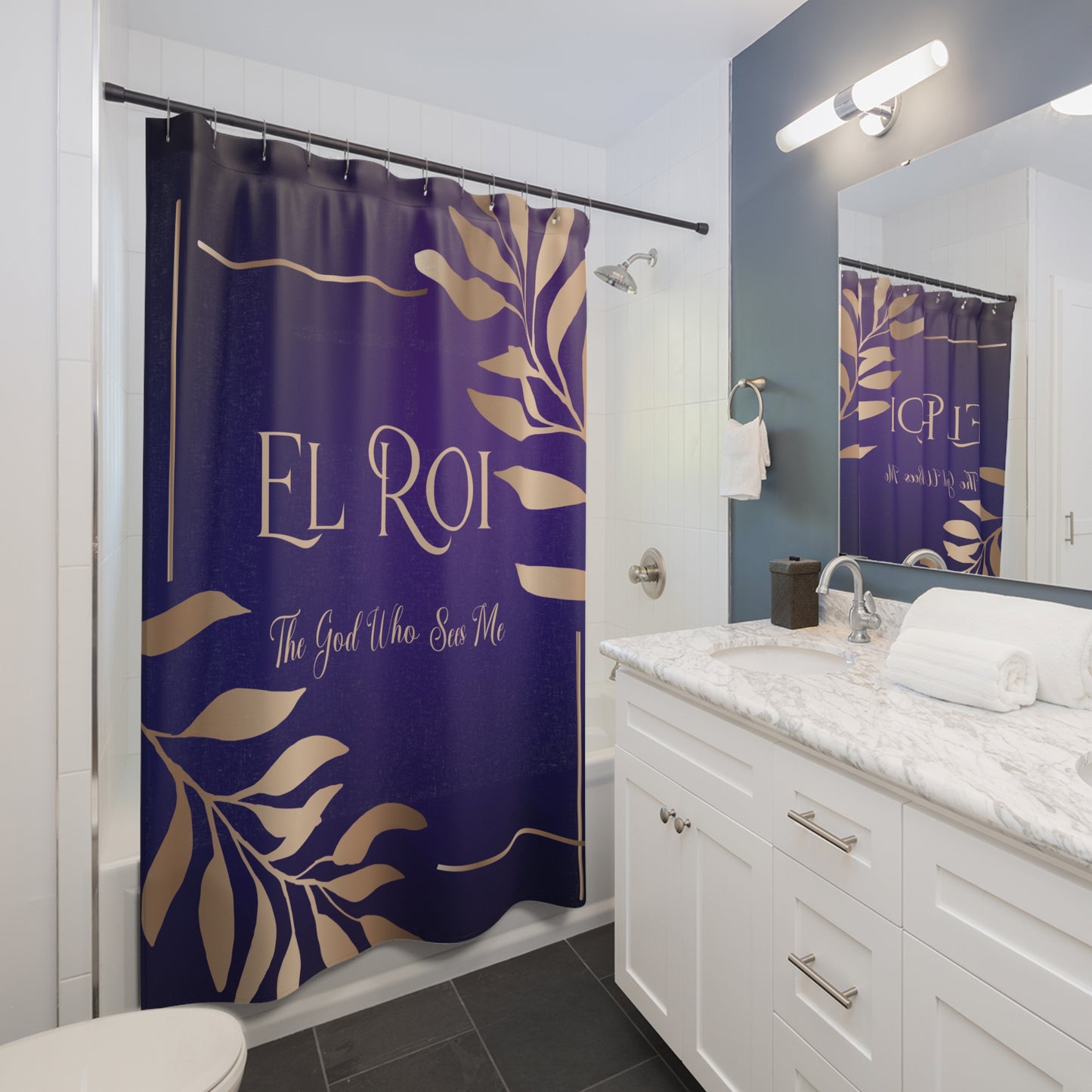 El Roi - (Amethyst) Shower Curtains