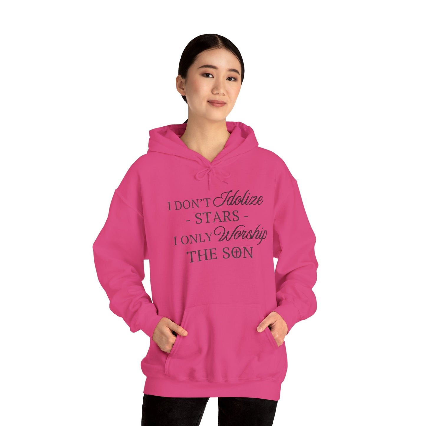 The Son (black print) Unisex Heavy Blend™ Hooded Sweatshirt