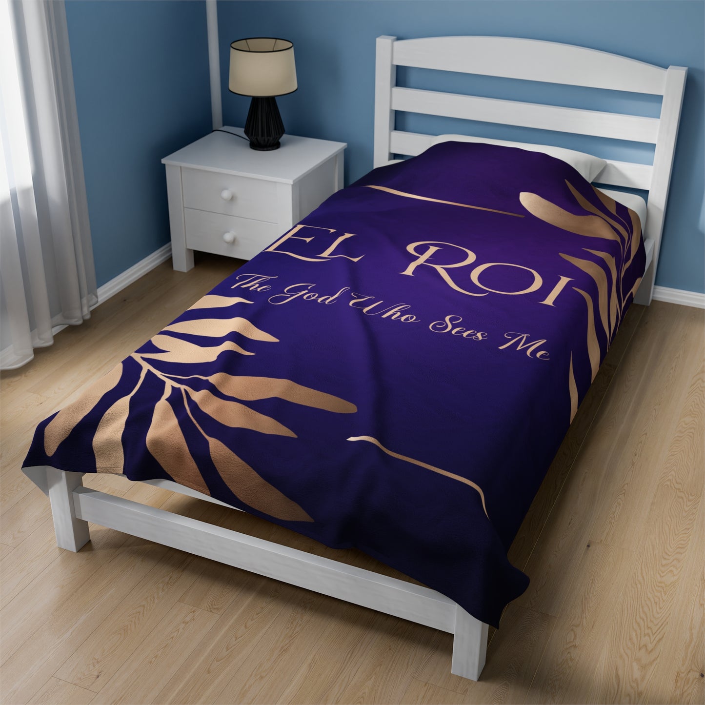 El Roi (Amethyst) Velveteen Plush Blanket