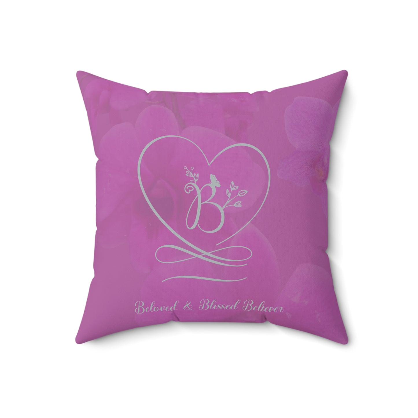 Beloved Faux Suede Square Pillow